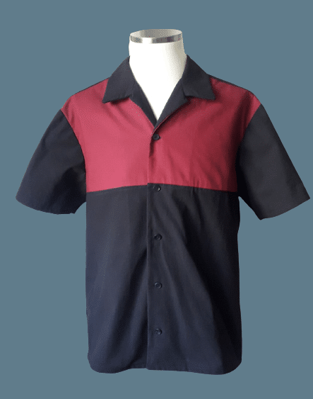 Chemise Bowling Manches Courtes Elvis Fifties Rock n roll Old School Rockabilly Hommes