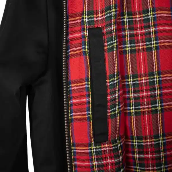 Blouson Harrington® Original Noir Motard Rockabilly Vintage Rétro – Image 5