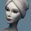 Bonnets Turbans en Laine tricoté main Année 40 Vintage Rétro Pin-ups Rockabilly pour Femmes ou Jeunes Femmes – Image 6