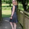Ensemble Robe et Veste courte Swing Rockabilly Retro Pin-Up femme Vintage sans Manche Pièce Unique – Image 3