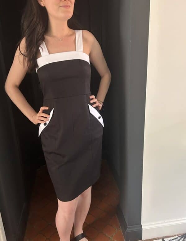Robe à Bretelles Droite Pin-up Rockabilly Rétro Vintage Lily