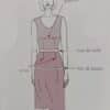 Jupe Crayon Rockabilly en Denim Brut – Image 8