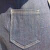 Short Pin-up taille haute en Jean Rockabilly Denim Brut – Image 6