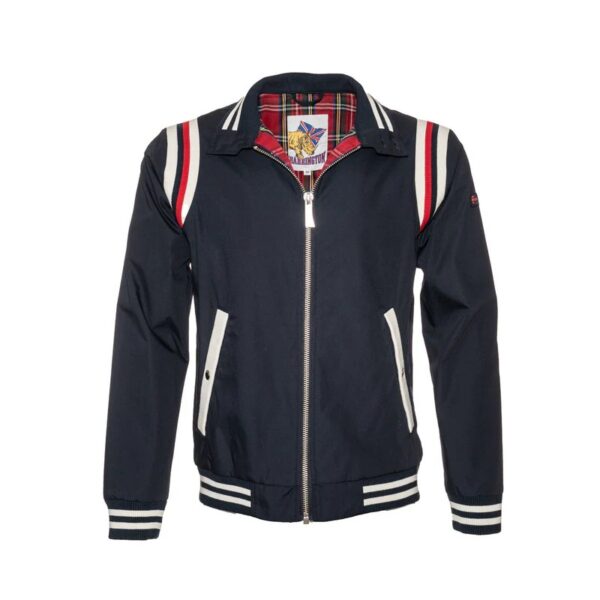 Blouson Homme Bowling Bleu Marine Harrigton – Image 2
