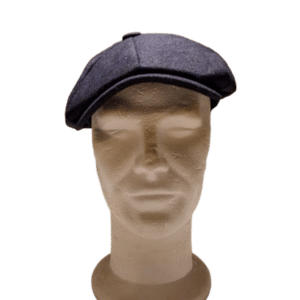 Casquettes vintages Irlandaises en Tissu Chevron - Vert ou Bleu