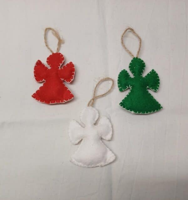 Suspensions de noël en feutrine décoration de noël en feutrine – Image 2
