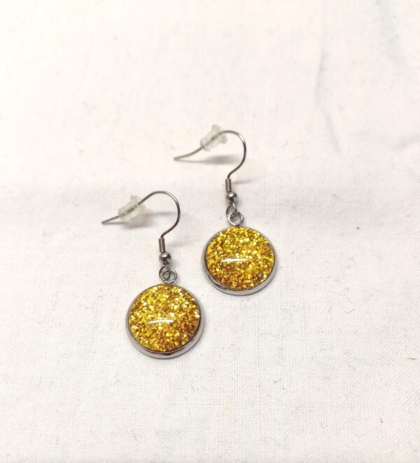 Boucles d'Oreilles Pendantes à paillettes pinups – Image 3