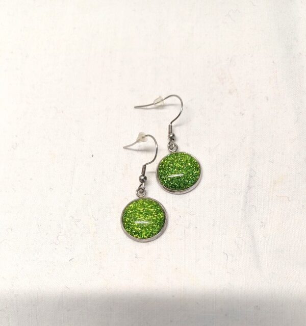 Boucles d'Oreilles Pendantes à paillettes pinups – Image 4