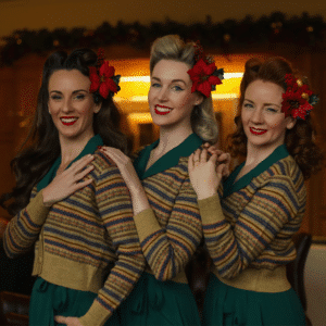 Cardigan Pinup Vintage Fair Isle The Seamstress