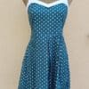 Robe Dos nu à pois Pin-up Rockabilly Fifties Rétro Vintage – Image 7