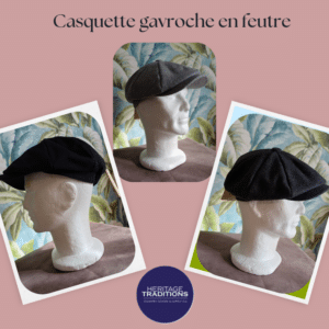 Casquette Gavroche Carlyle en Feutre